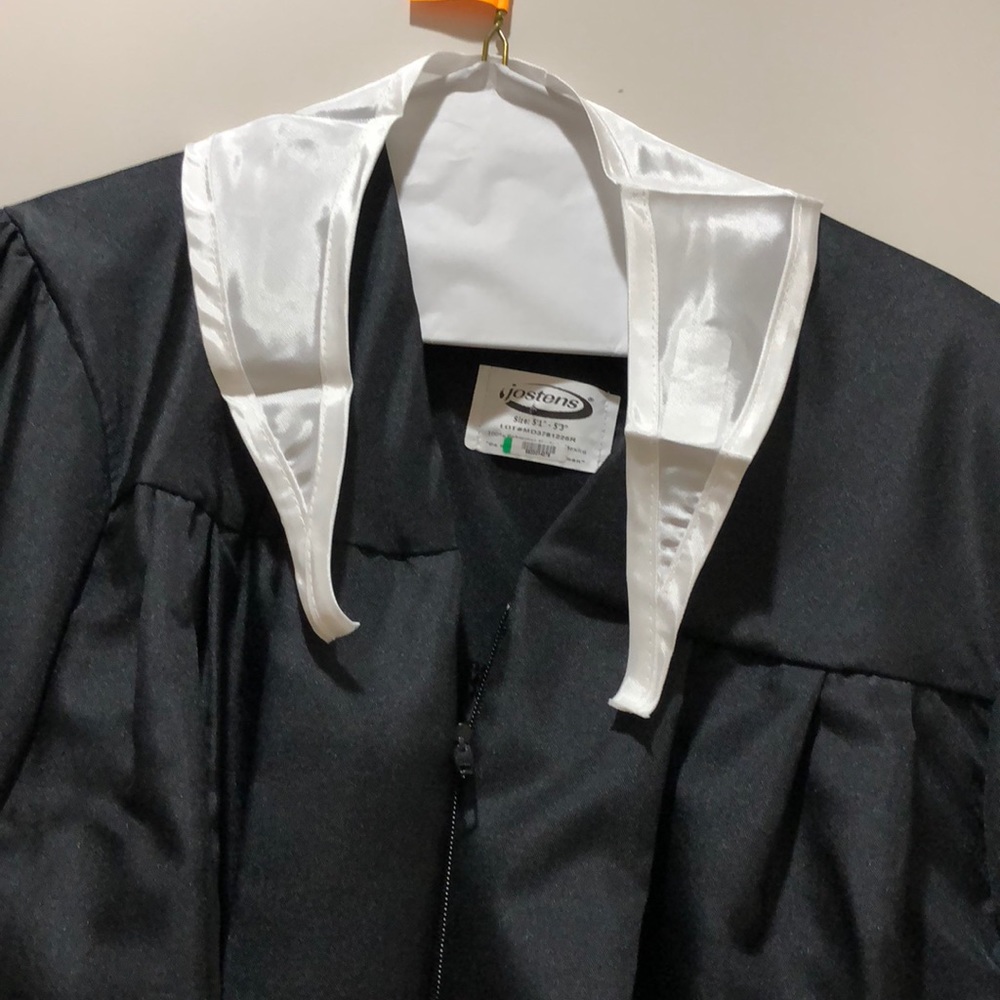 Classic Black Long Sleeve Graduation Robe - Picture 6 of 6